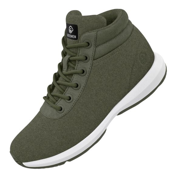 Giesswein Wool Sneaker High Top Men\'s 41 US 10 Forest-480 main image 4
